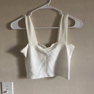 Free People White Crop (Never Worn)